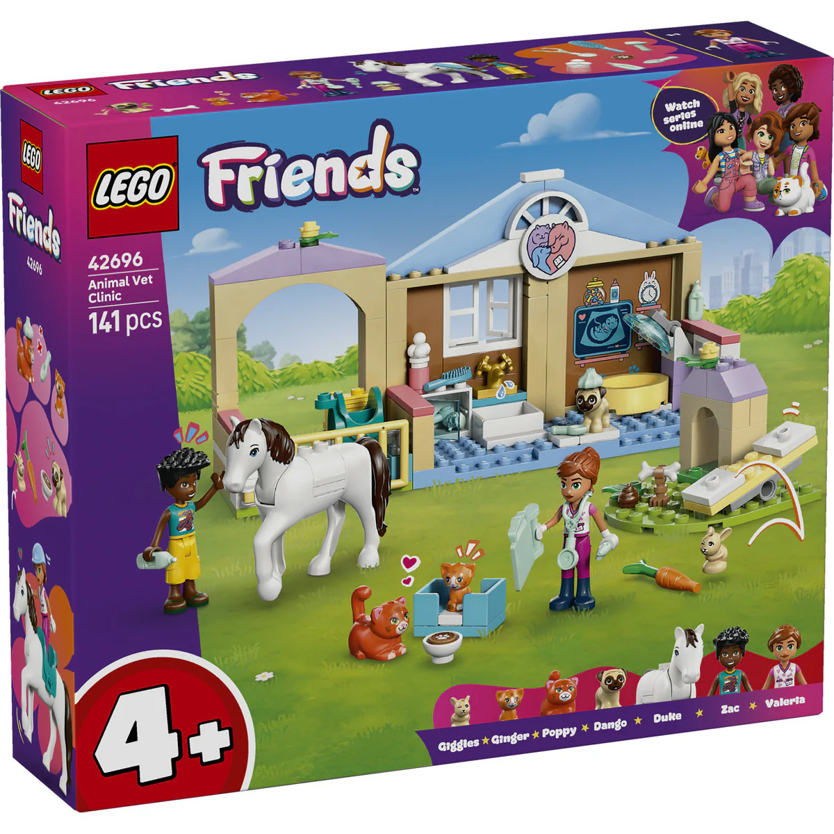 LEGO Friends Animal Vet Clinic Toy Playset 42696 - Image 2