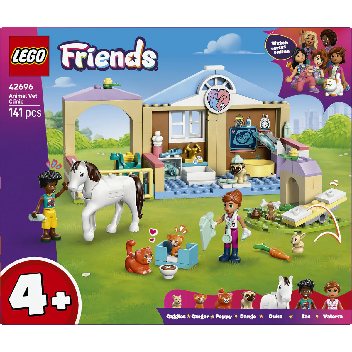 LEGO Friends Animal Vet Clinic Toy Playset 42696 - Image 3
