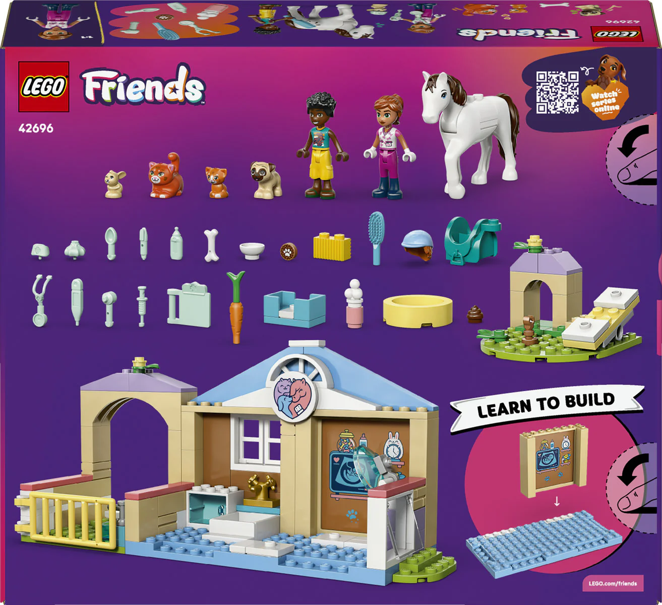 LEGO Friends Animal Vet Clinic Toy Playset 42696 - Image 4