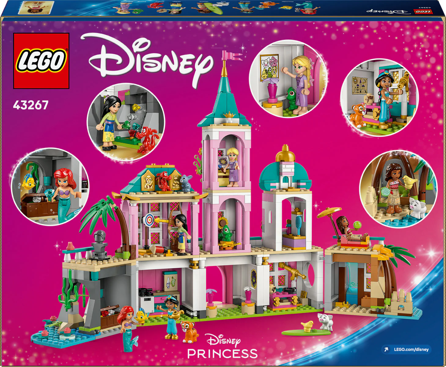LEGO  Disney Princess Castle & Royal Pets Toy Building Playset 43267 - Image 3