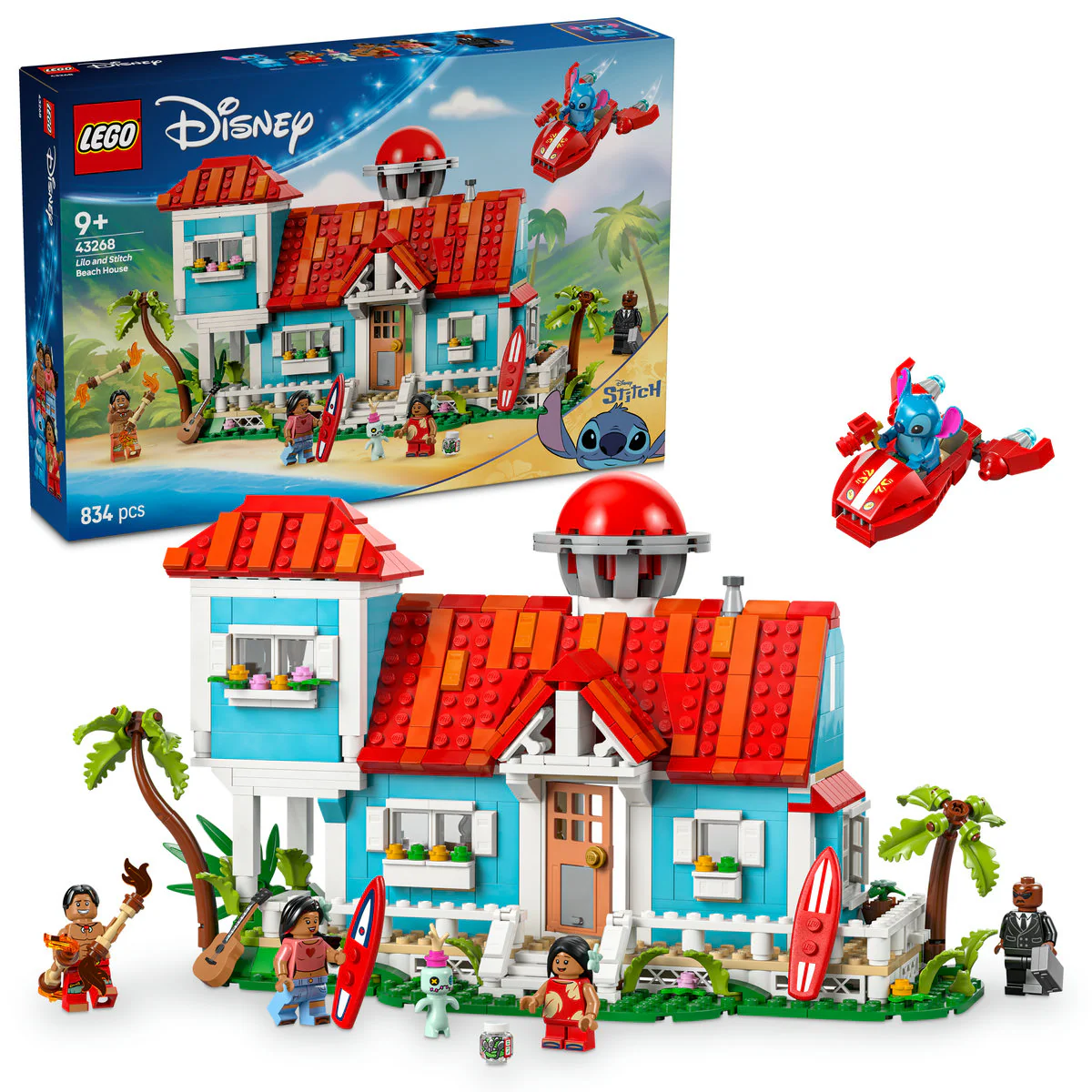 LEGO Disney Lilo and Stitch Beach House Set 43268 - Image 4