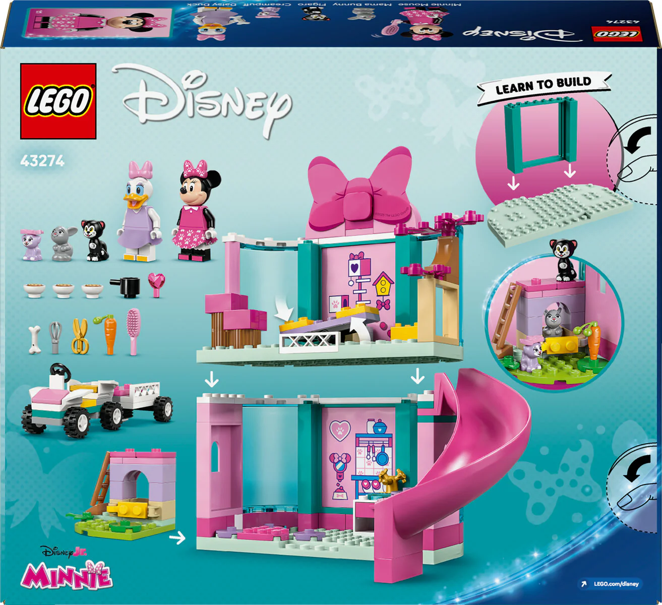 LEGO Disney Minnie’s Pet Hotel Mickey Mouse Clubhouse Toy Buildable Set 43274 - Image 3