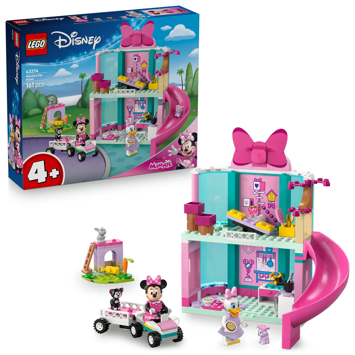 LEGO Disney Minnie’s Pet Hotel Mickey Mouse Clubhouse Toy Buildable Set 43274 - Image 4