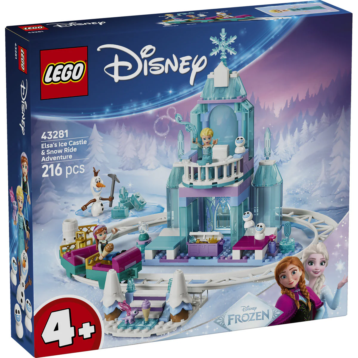 LEGO Disney Frozen Elsa’s Ice Castle & Snow Ride Adventure 43281 - Image 2