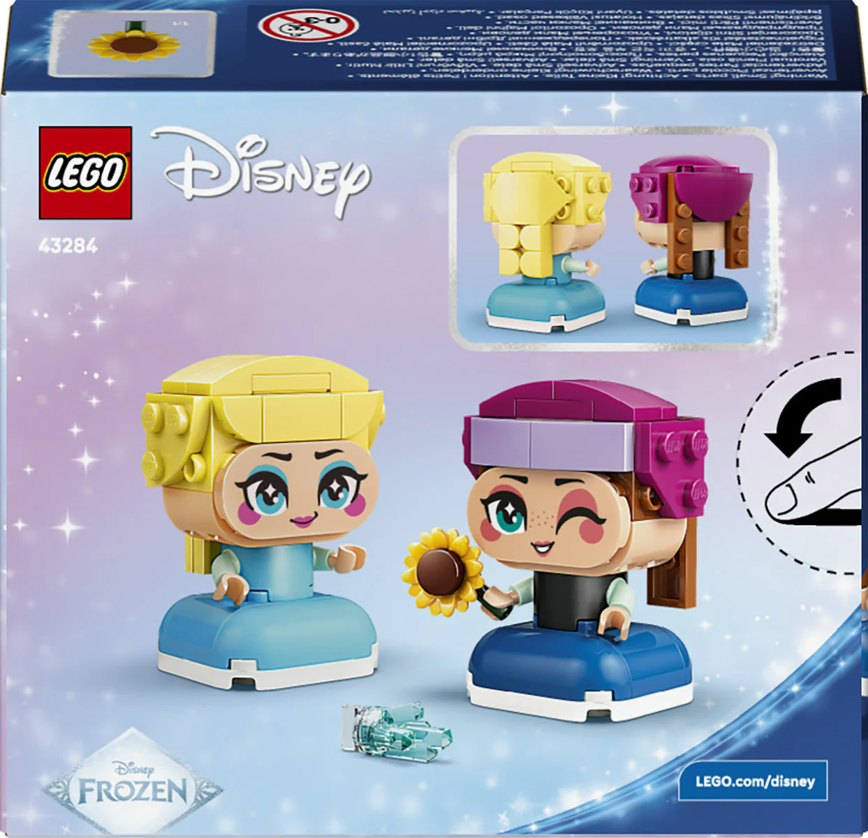 LEGO Disney Frozen Mini Anna & Elsa Figures 43284 - Image 4