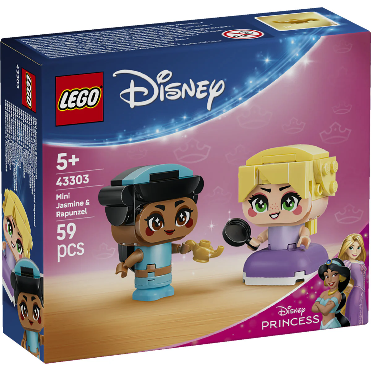 LEGO Disney Princess Mini Jasmine & Rapunzel 43303 - Image 2
