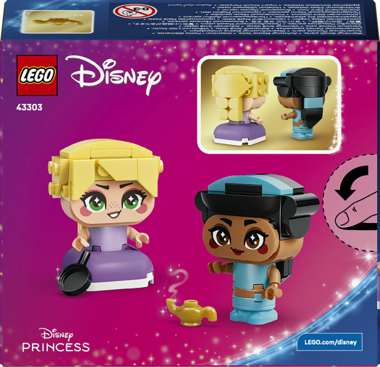 LEGO Disney Princess Mini Jasmine & Rapunzel 43303 - Image 4