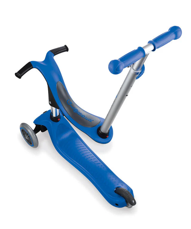 Globber Evo 4 In 1 Navy Blue Scooter - Image 4