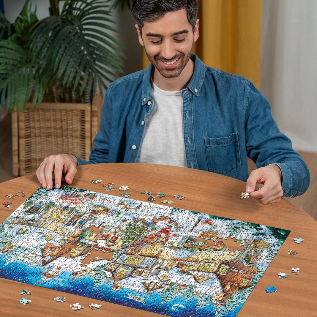 RAvensburger 50th Anniv. Christmas Limited Edition 1000 Piece Jigsaw Puzzle - Image 3