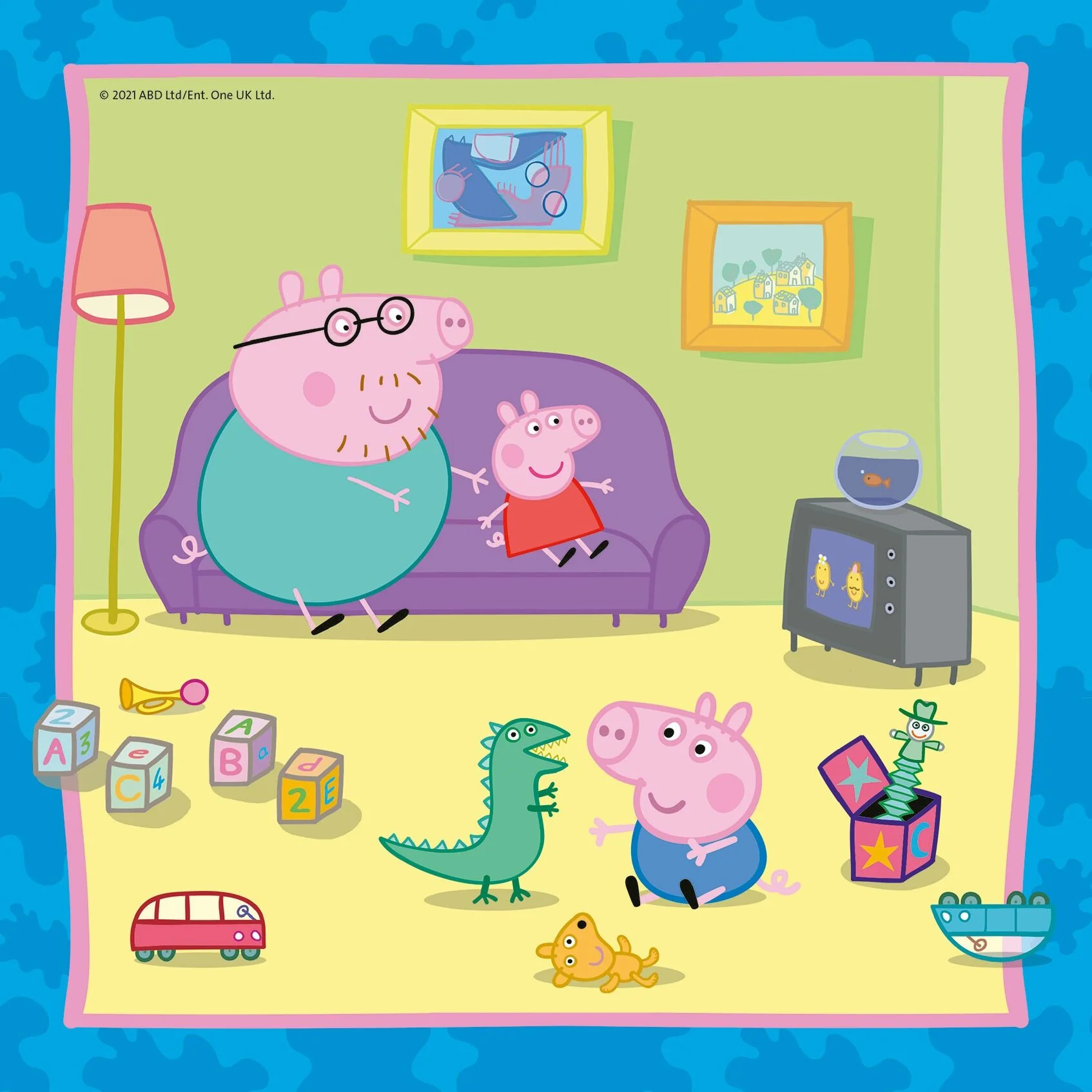 Peppa Pig, 3x 49pc - Image 3
