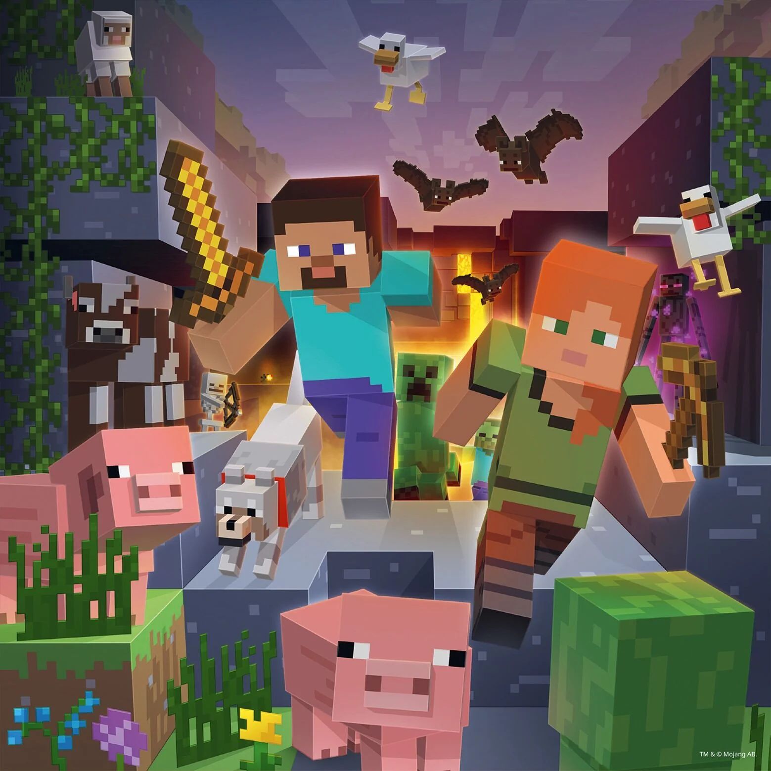 Minecraft Biomes, 3x 49pc - Image 2
