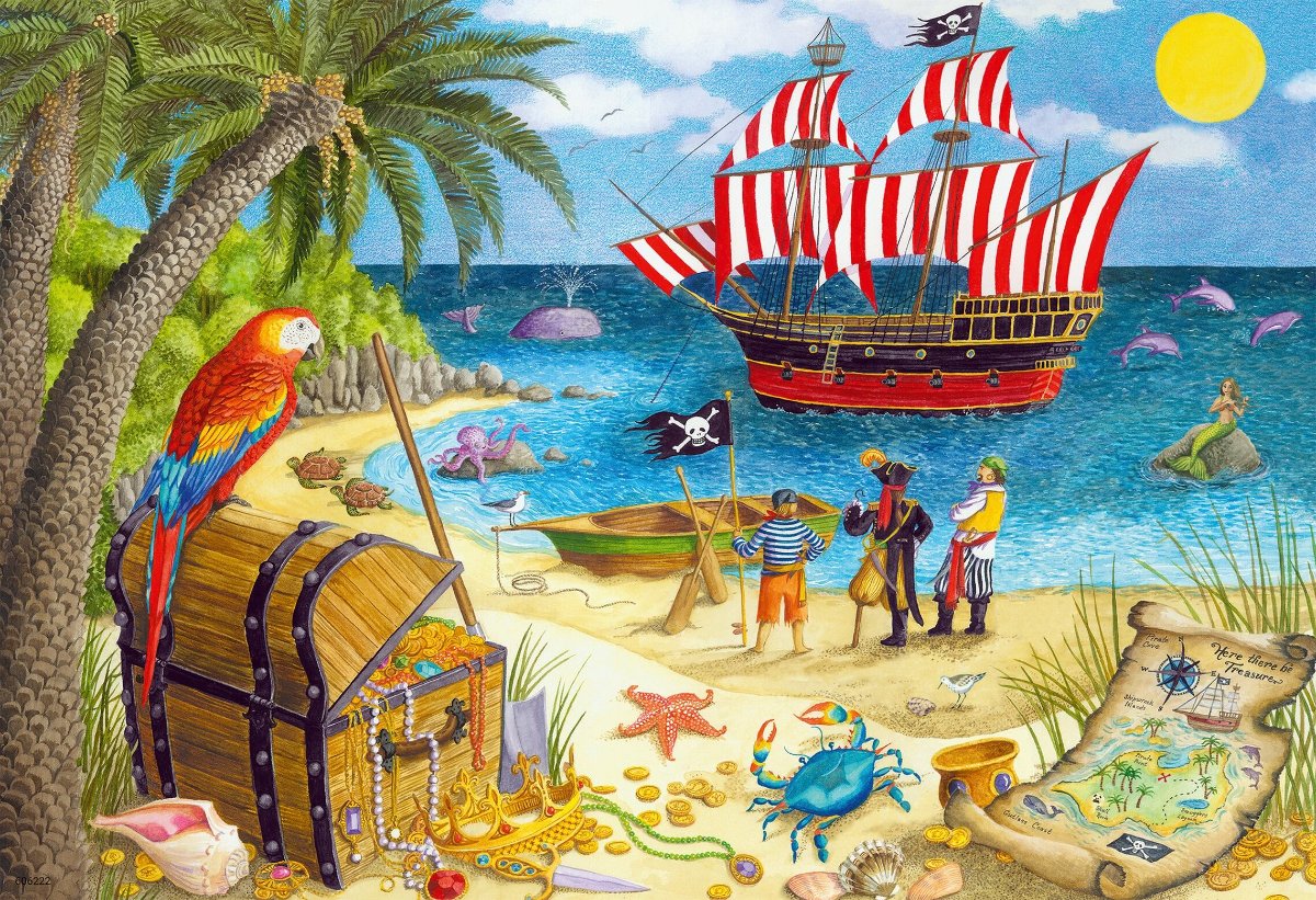 Pirates & Mermaids, 2x 24pc - Image 2