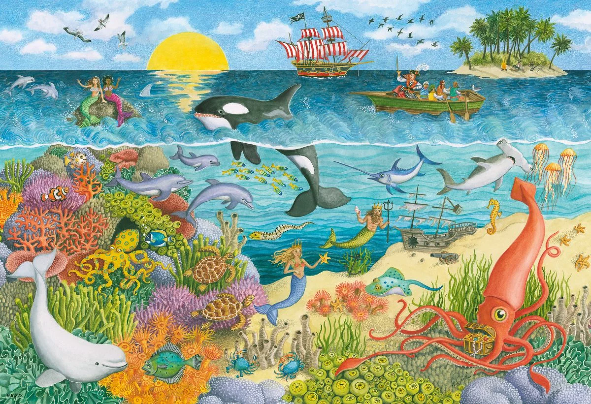 Pirates & Mermaids, 2x 24pc - Image 3