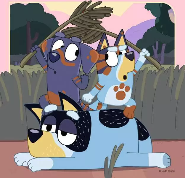 Ravensburger Bluey 3x49 Piece Jigsaw Puzzle - Image 3