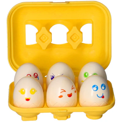 6 Pieces Egg Animal Shape Sorter - Image 2