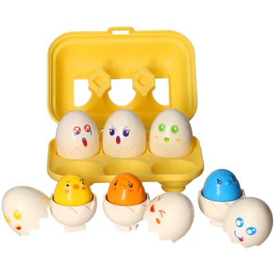 6 Pieces Egg Animal Shape Sorter - Image 3