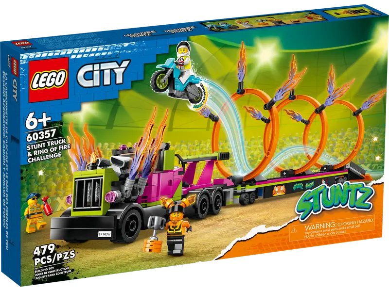 60357 Lego City Stunt Truck & Ring of Fire Challenge