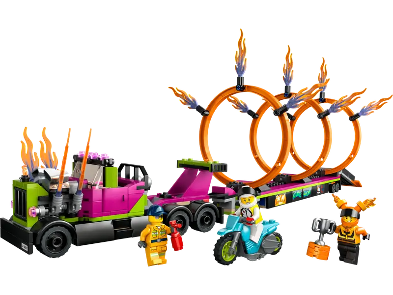 60357 Lego City Stunt Truck & Ring of Fire Challenge - Image 2