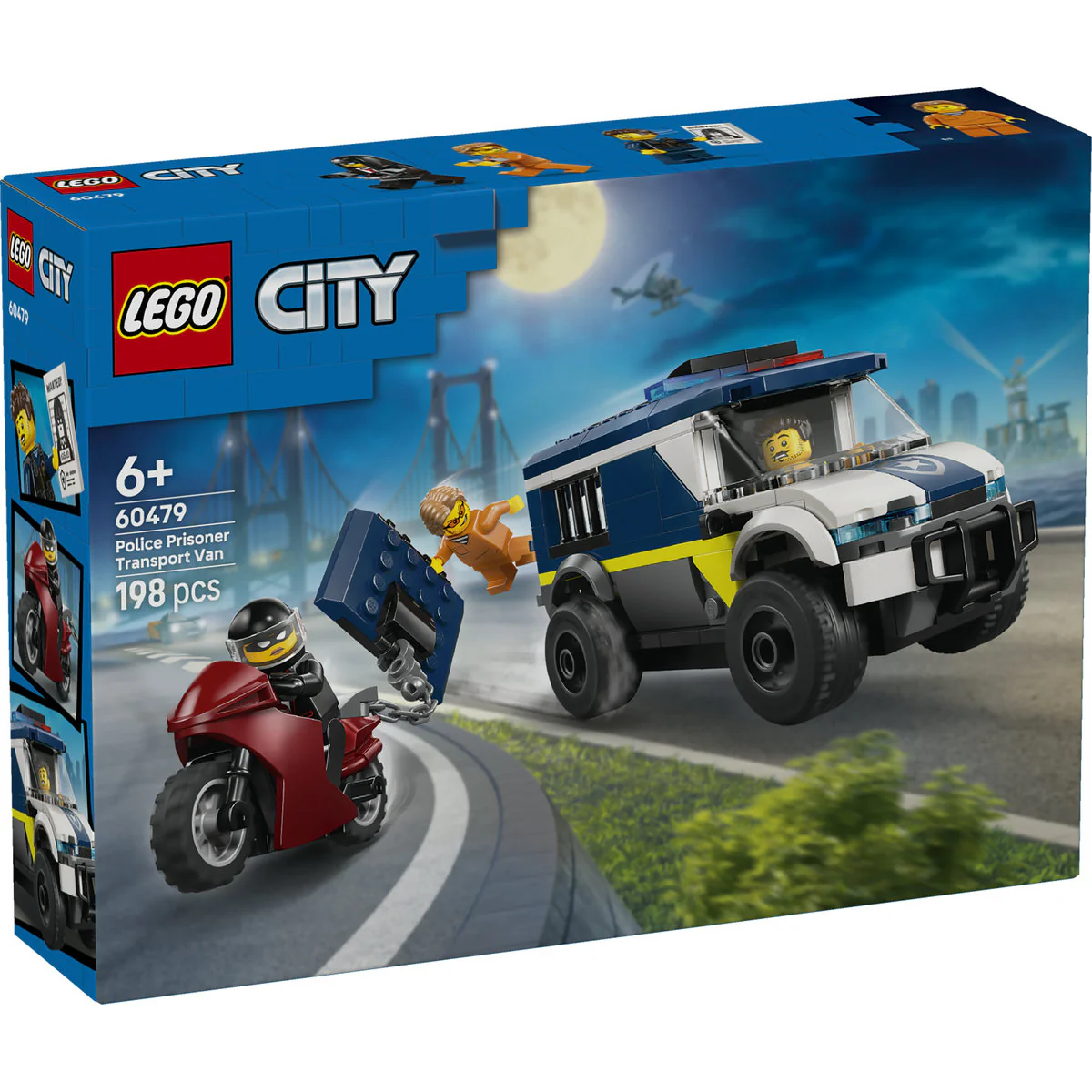 LEGO City Police Prisoner Transport Van Toy 60479 - Image 2