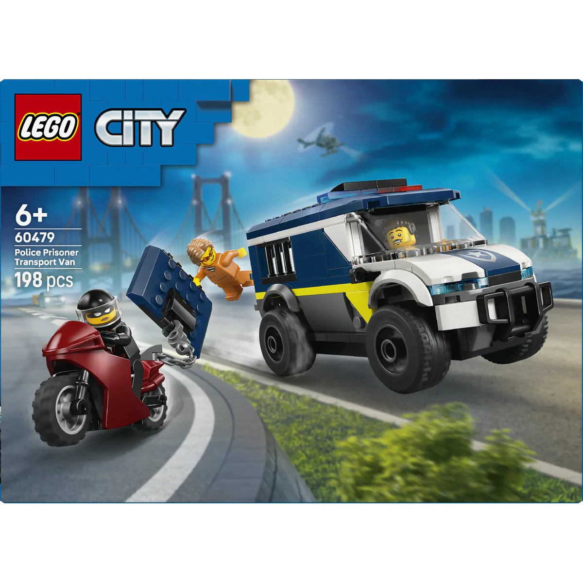 LEGO City Police Prisoner Transport Van Toy 60479 - Image 3