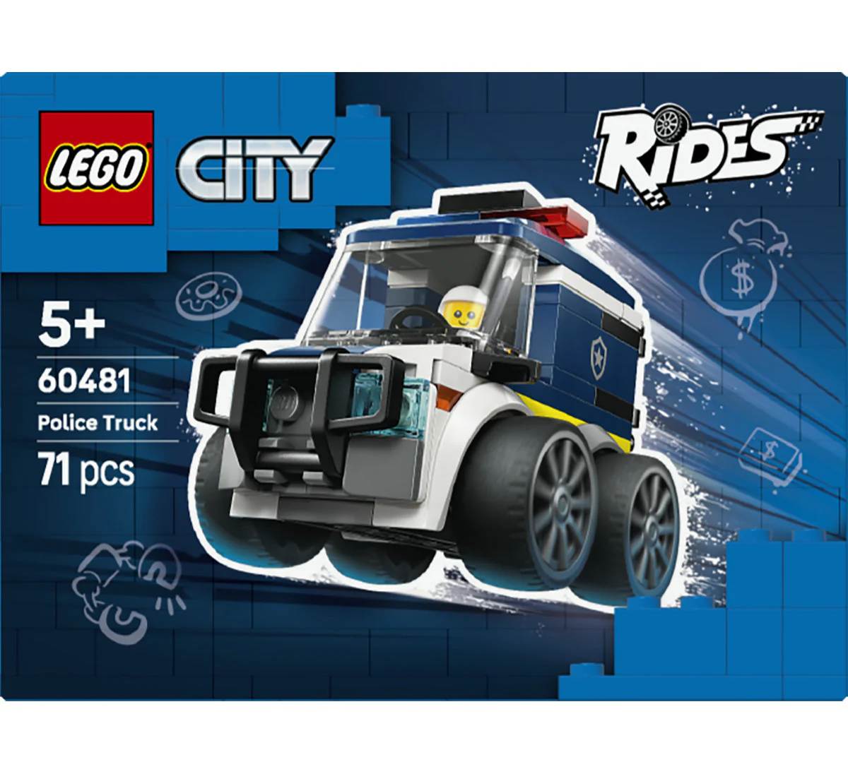 LEGO City Rides – Police Truck Toy For kids 60481 - Image 3