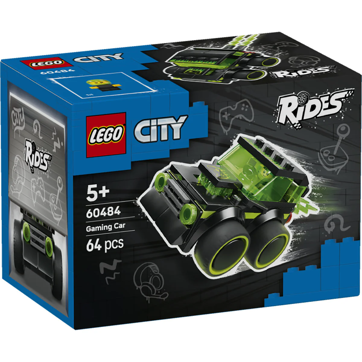 LEGO City Rides – Gaming Race Car Toy for Kids 60484 - Image 2