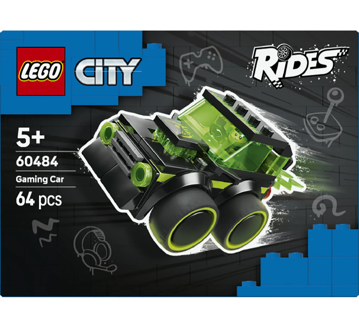 LEGO City Rides – Gaming Race Car Toy for Kids 60484 - Image 3