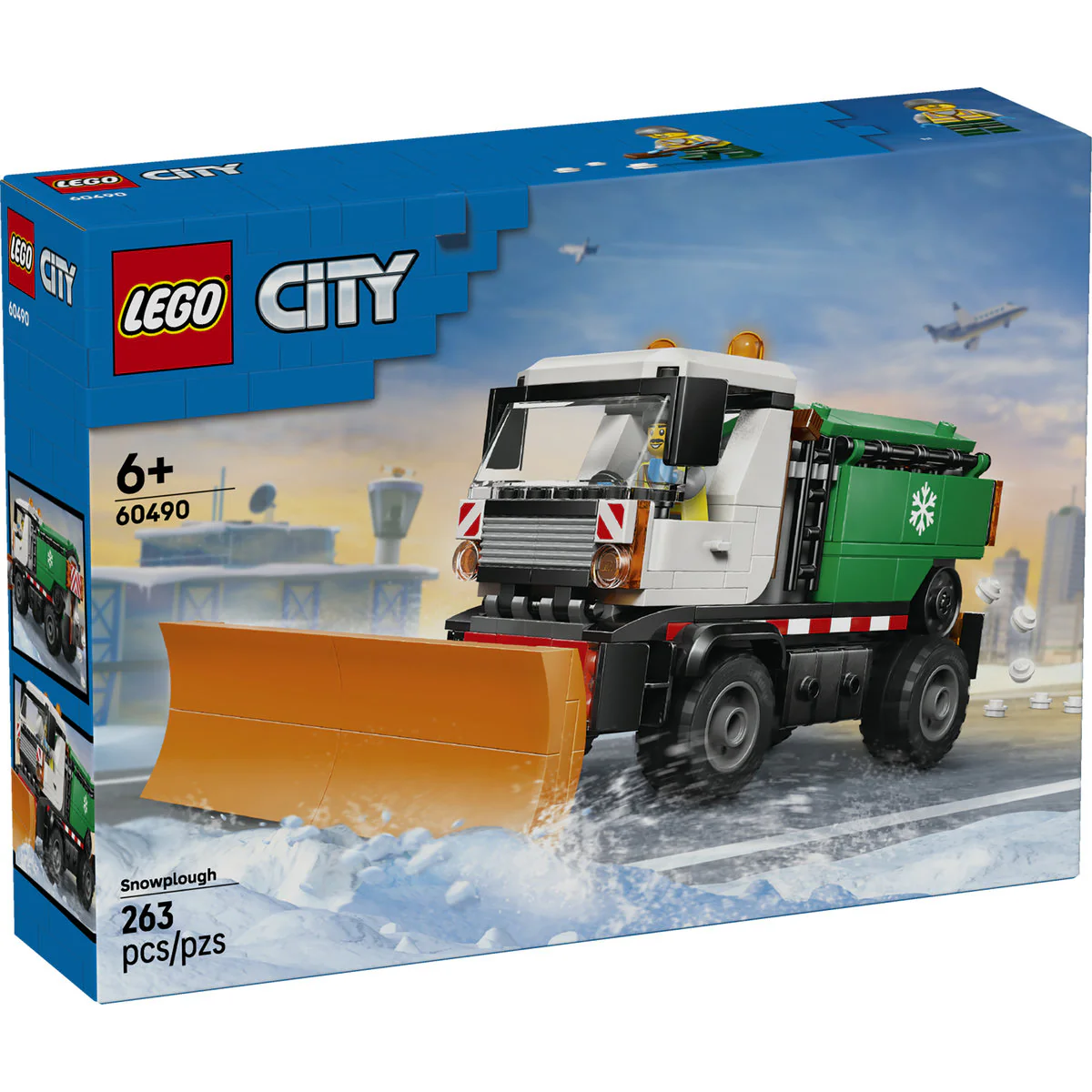 LEGO City Snowplough Truck Toy Building Set 60490 - Image 2