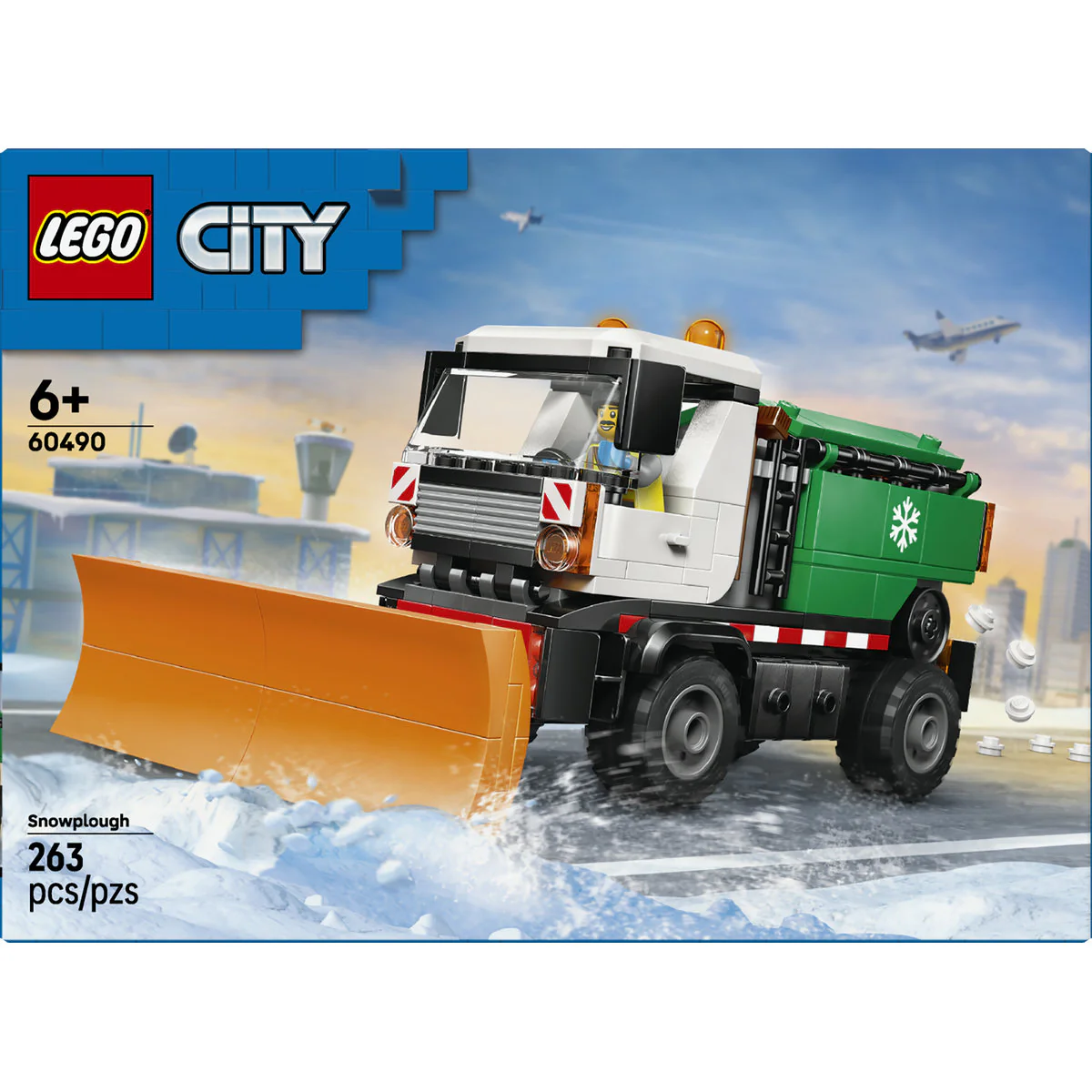 LEGO City Snowplough Truck Toy Building Set 60490 - Image 3