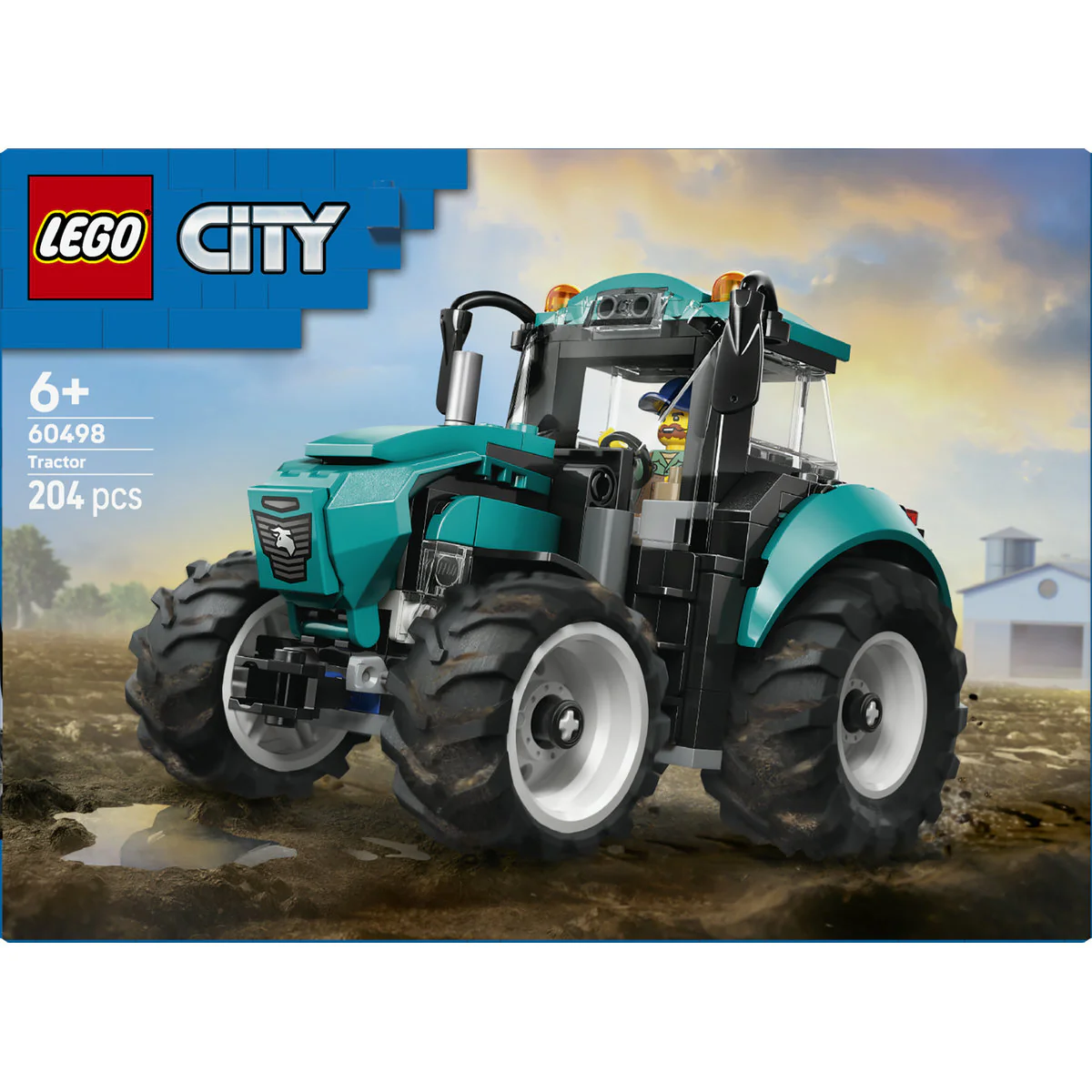 LEGO City Tractor - Farm Toy Building Set 60498 - Image 3