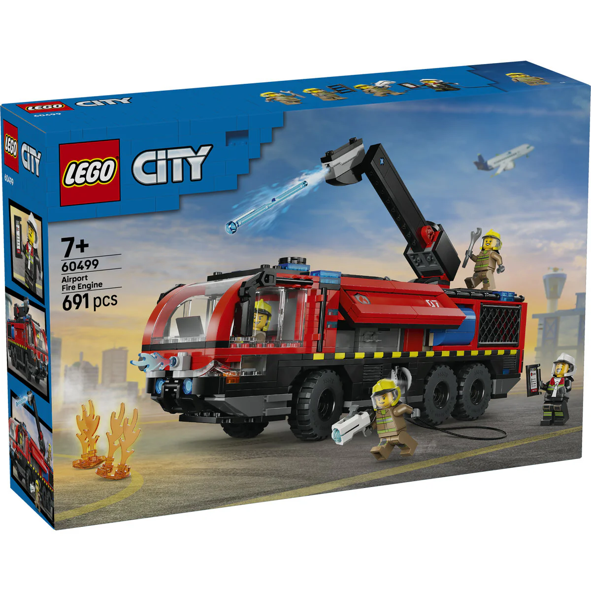 LEGO City Airport Fire Engine Truck Toy 60499 - Image 2