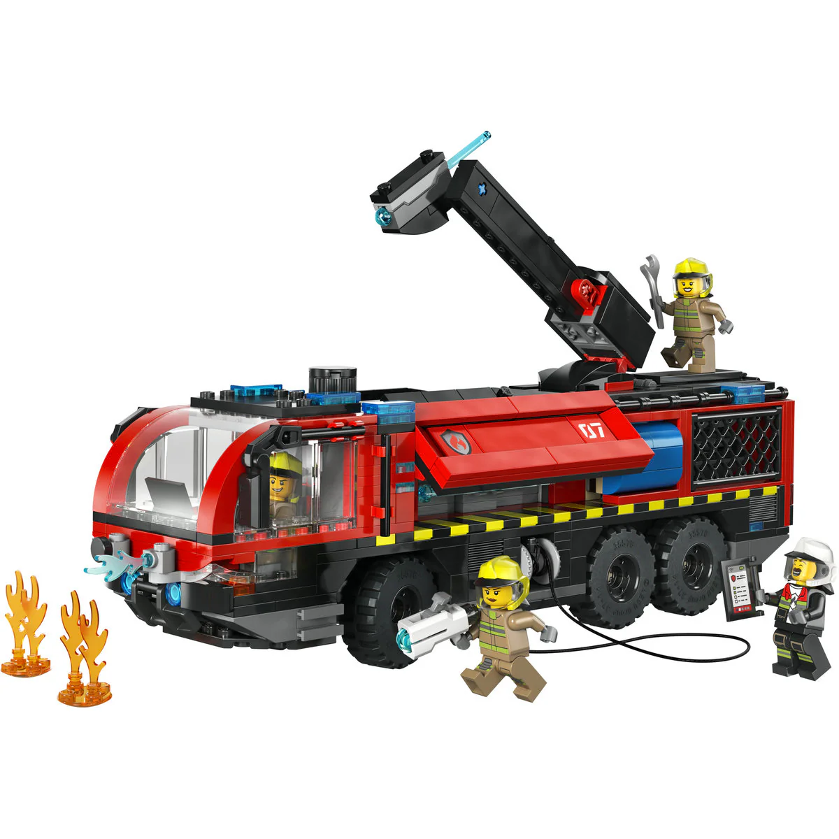 LEGO City Airport Fire Engine Truck Toy 60499 - Image 5