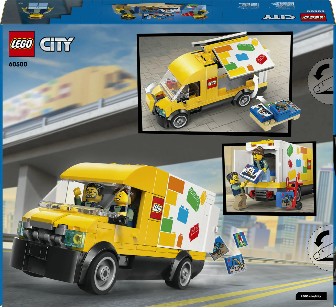LEGO City: The LEGO Van Toy with 2 Minifigures 60500 - Image 4
