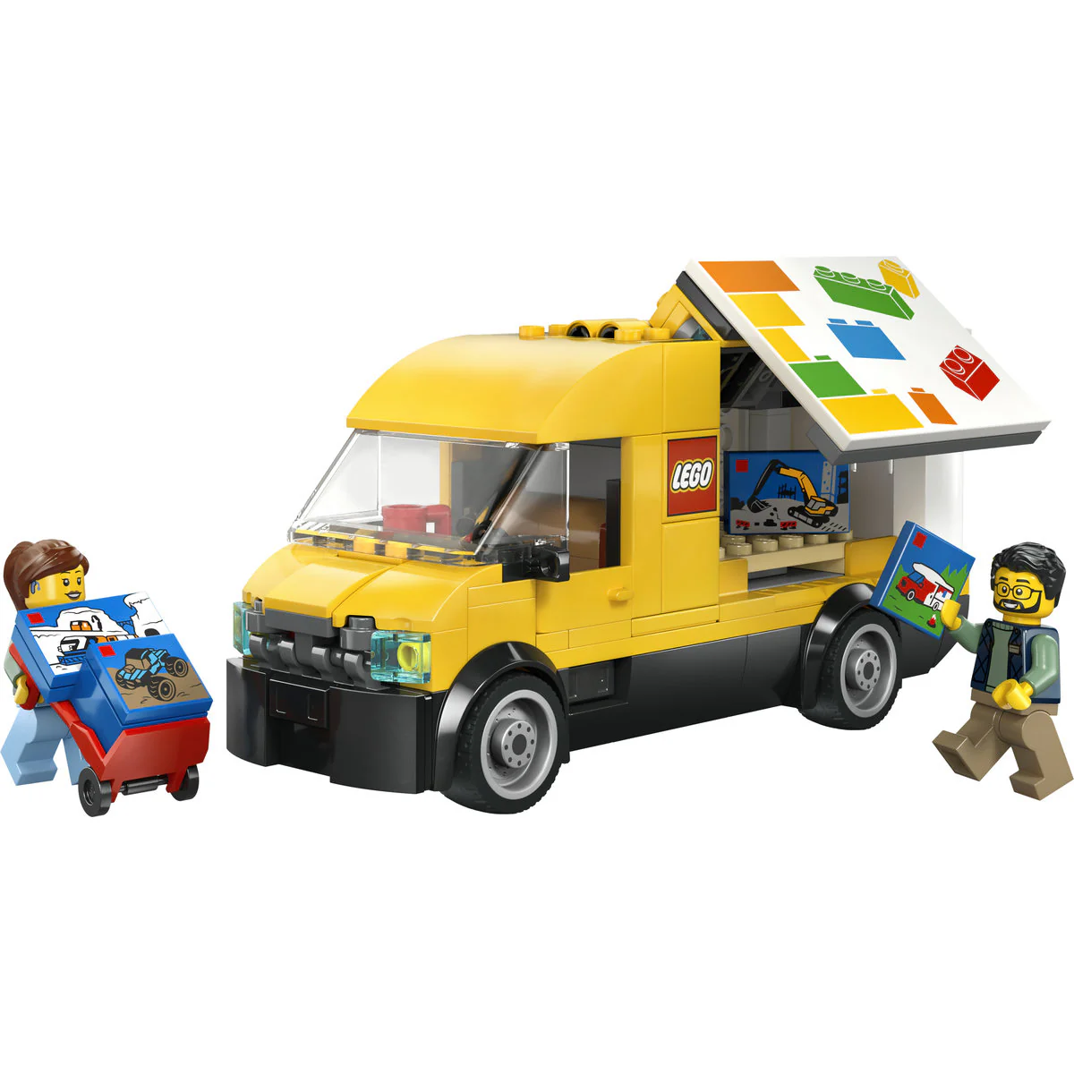 LEGO City: The LEGO Van Toy with 2 Minifigures 60500 - Image 5