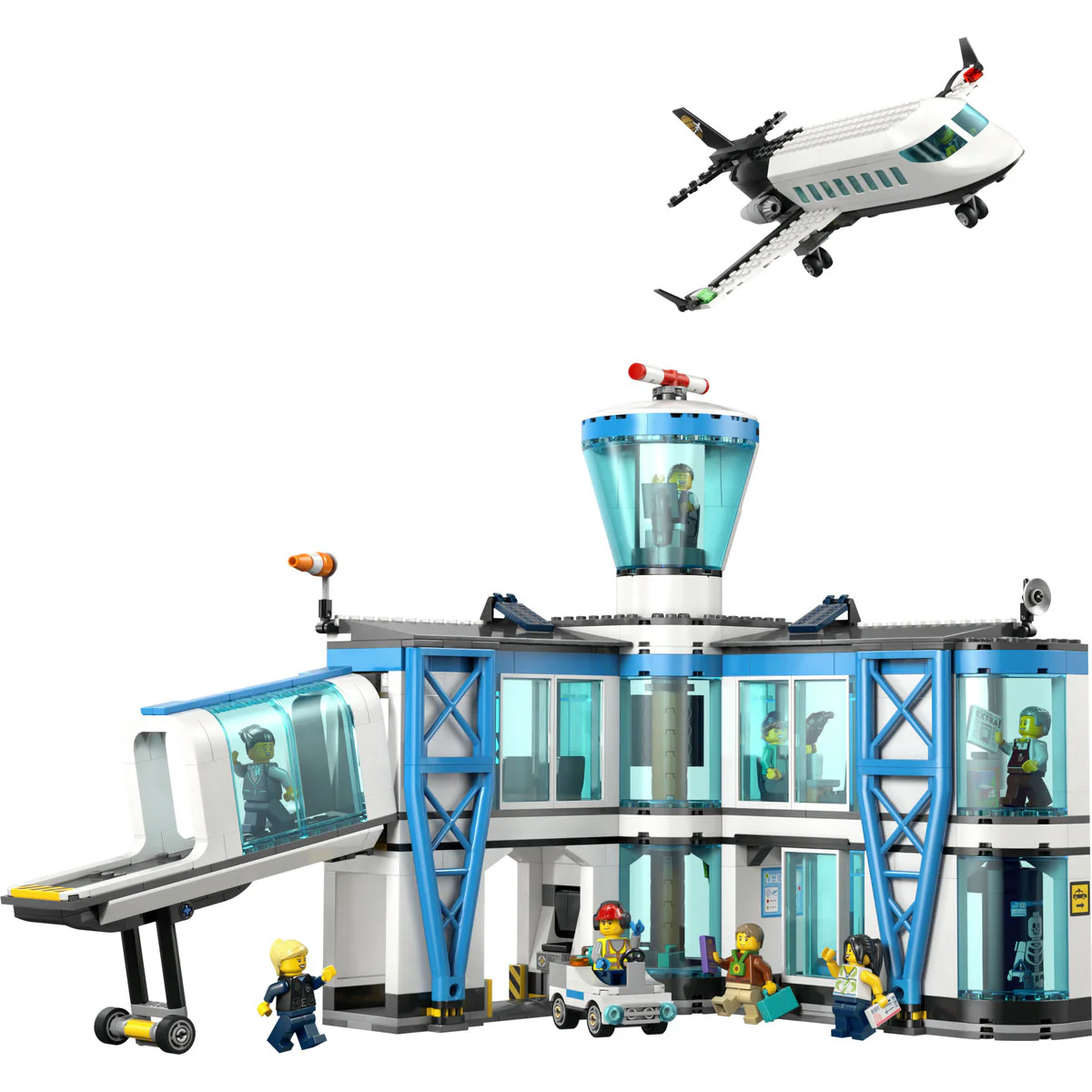 LEGO City Airport with Airplane Toy Model Kit 60502 - Image 5