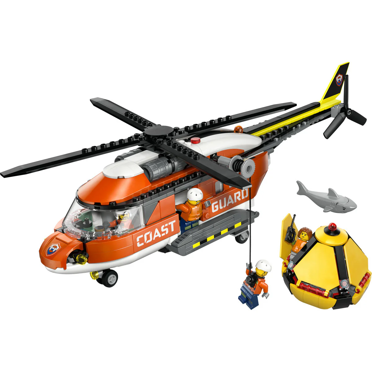 LEGO City Coast Guard Helicopter Building Toy 60503 - Image 5