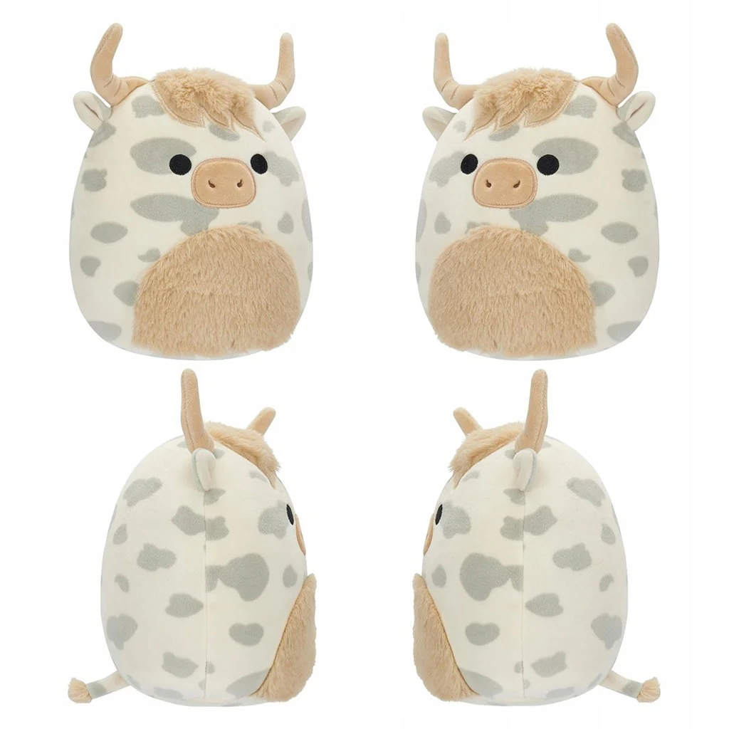7.5" Squishmallow Borsa The Spotted Highland Cow - Image 2