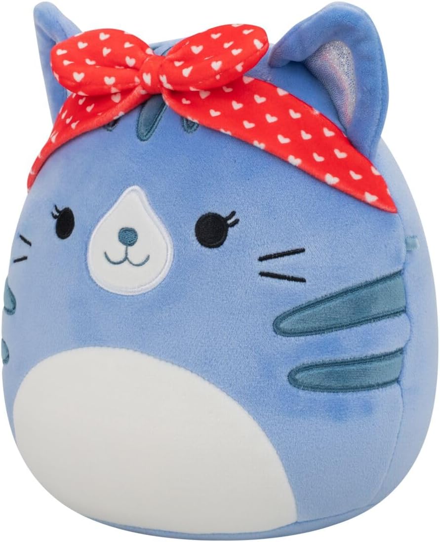 7.5" Squishmallow Carizma The Blue Tabby Cat - Image 3