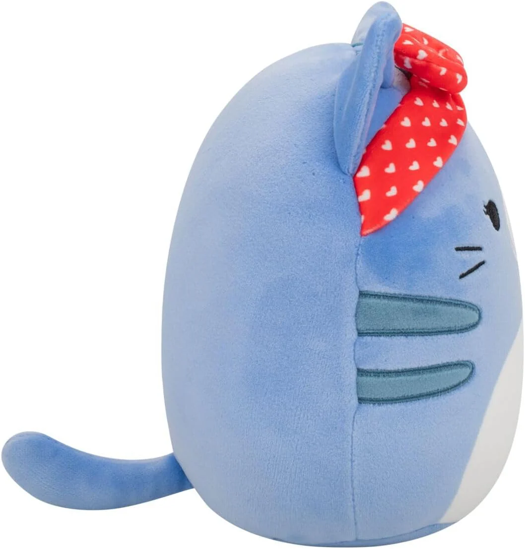 7.5" Squishmallow Carizma The Blue Tabby Cat - Image 4