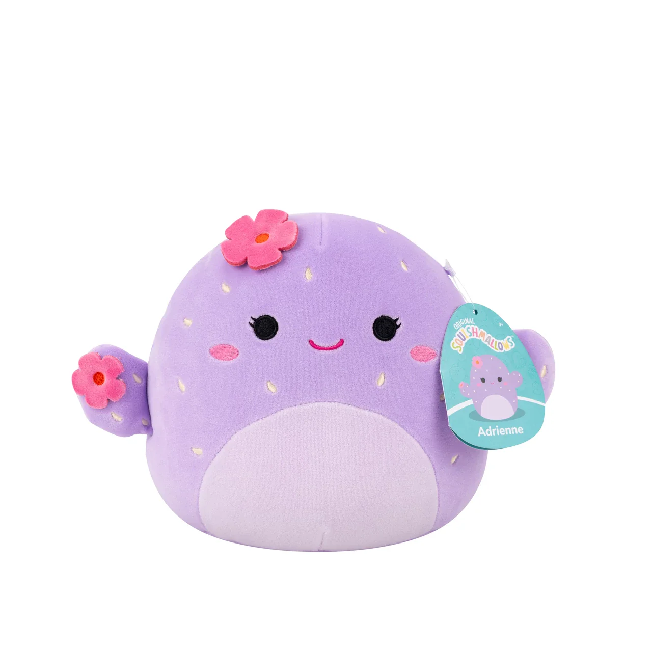 7.5 Squishmallows Adrienne - Purple Barrel Cactus - Image 5