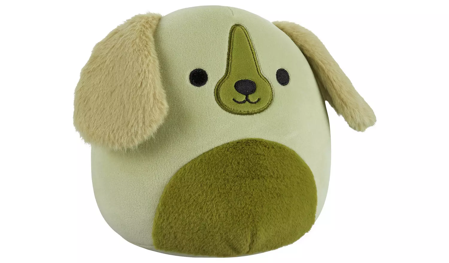 7.5 Squishmallows Brad - Green Retriever With Fuzzy Belly - Image 2