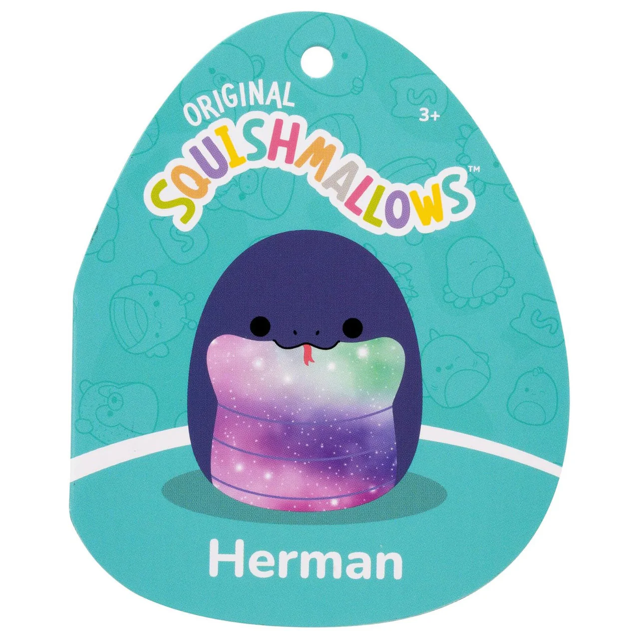 7.5" Squishmallows Herman Navy Blue Snake - Image 5