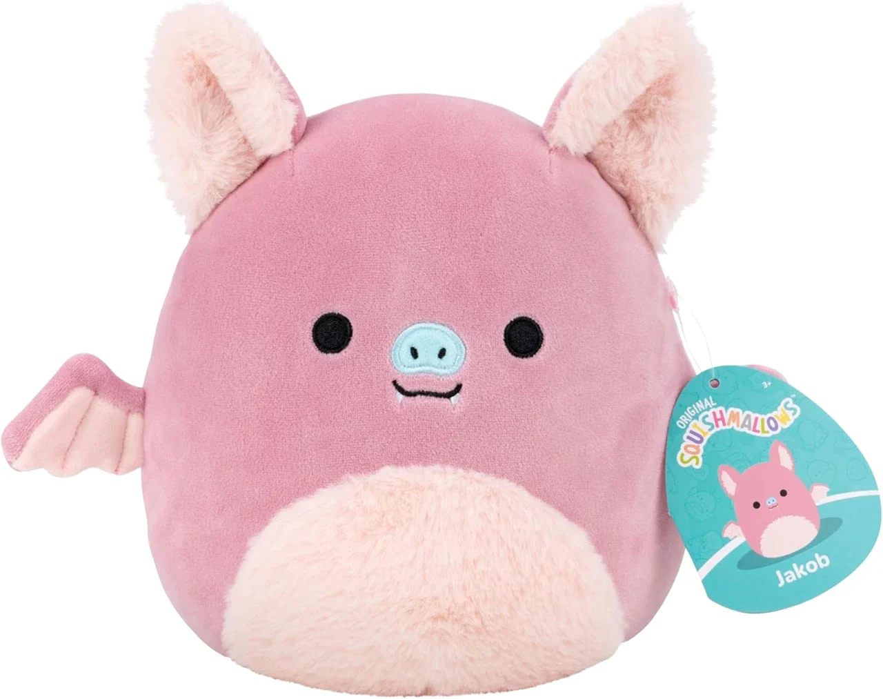 7.5 Squishmallows Jakob - Pink Fruit bat - Image 5