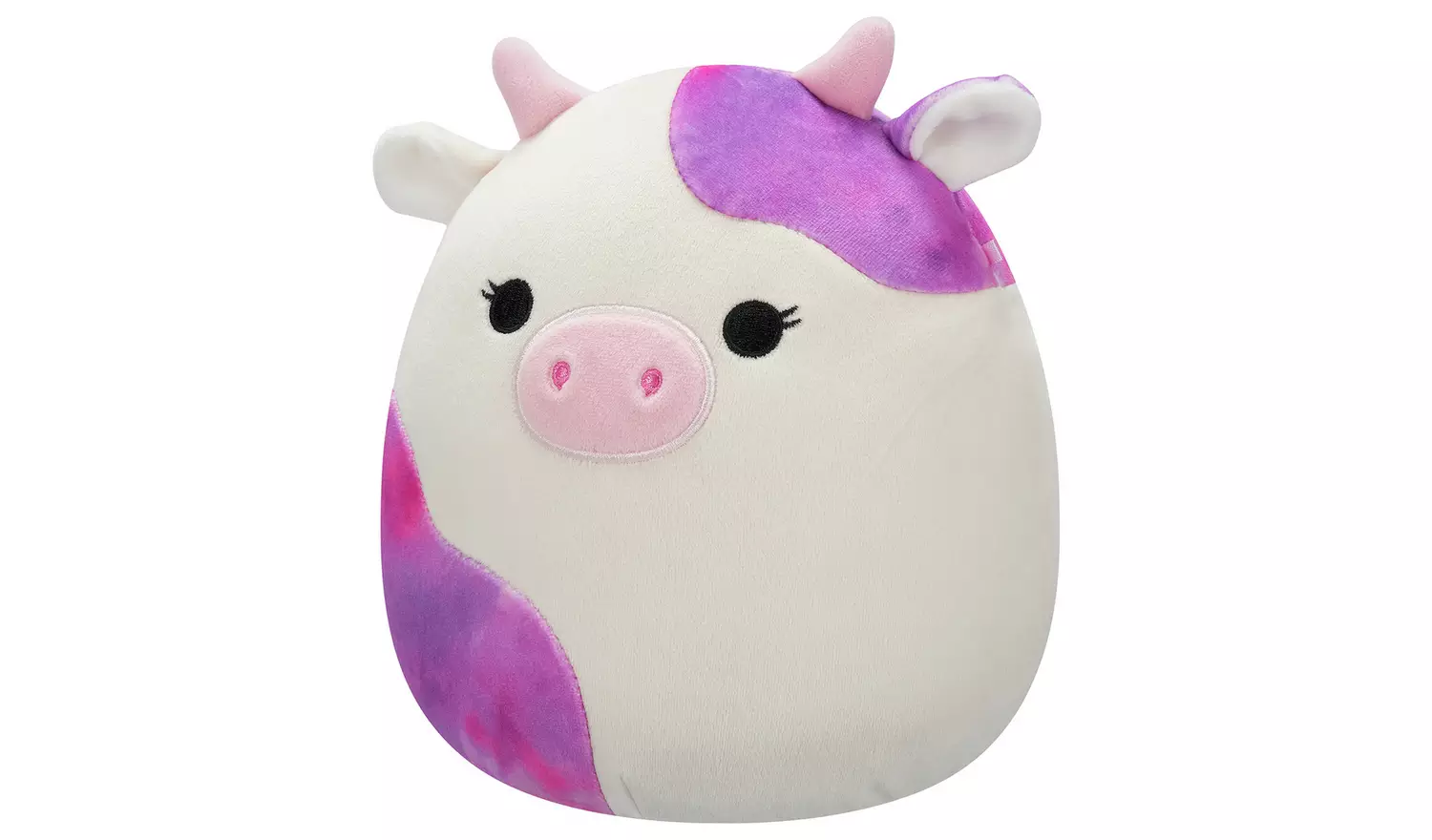7.5 Squishmallows Kalina - White Cow With Tie-Dye Spots - Image 6