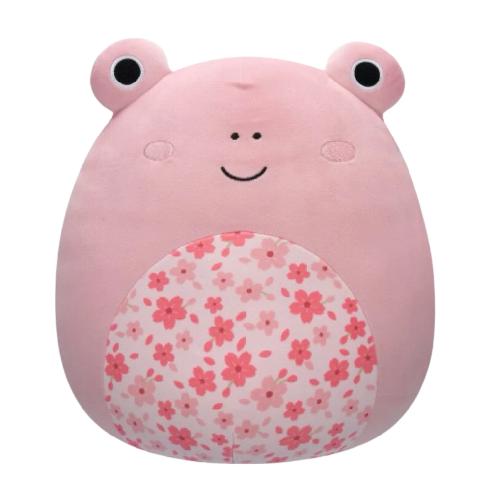 7.5 Squishmallows Kline - Pink Frog W/Sakura Flower Belly
