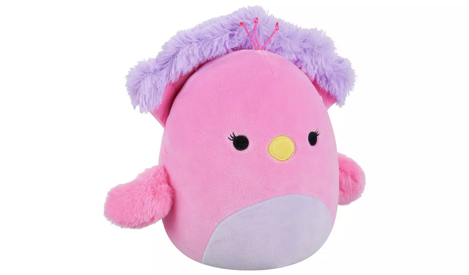 7.5 Squishmallows Sweetpea - Pink and Purple Peacock - Image 2