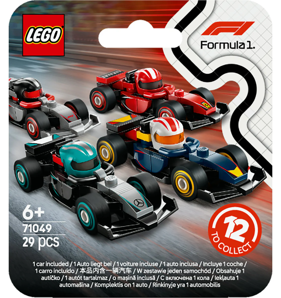 LEGO F1 Collectible Race Cars Vehicle Kit 71049 - Image 2