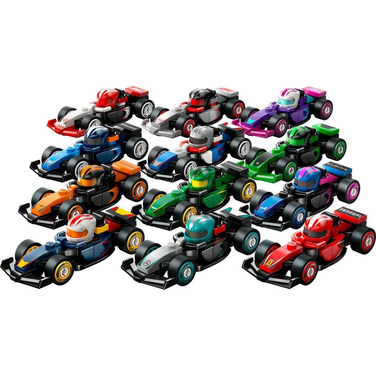 LEGO F1 Collectible Race Cars Vehicle Kit 71049 - Image 5
