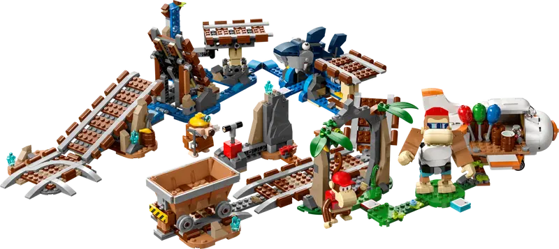 71425 Lego Super Mario Diddy Kong's Mine Cart Ride Expansion Set - Image 2
