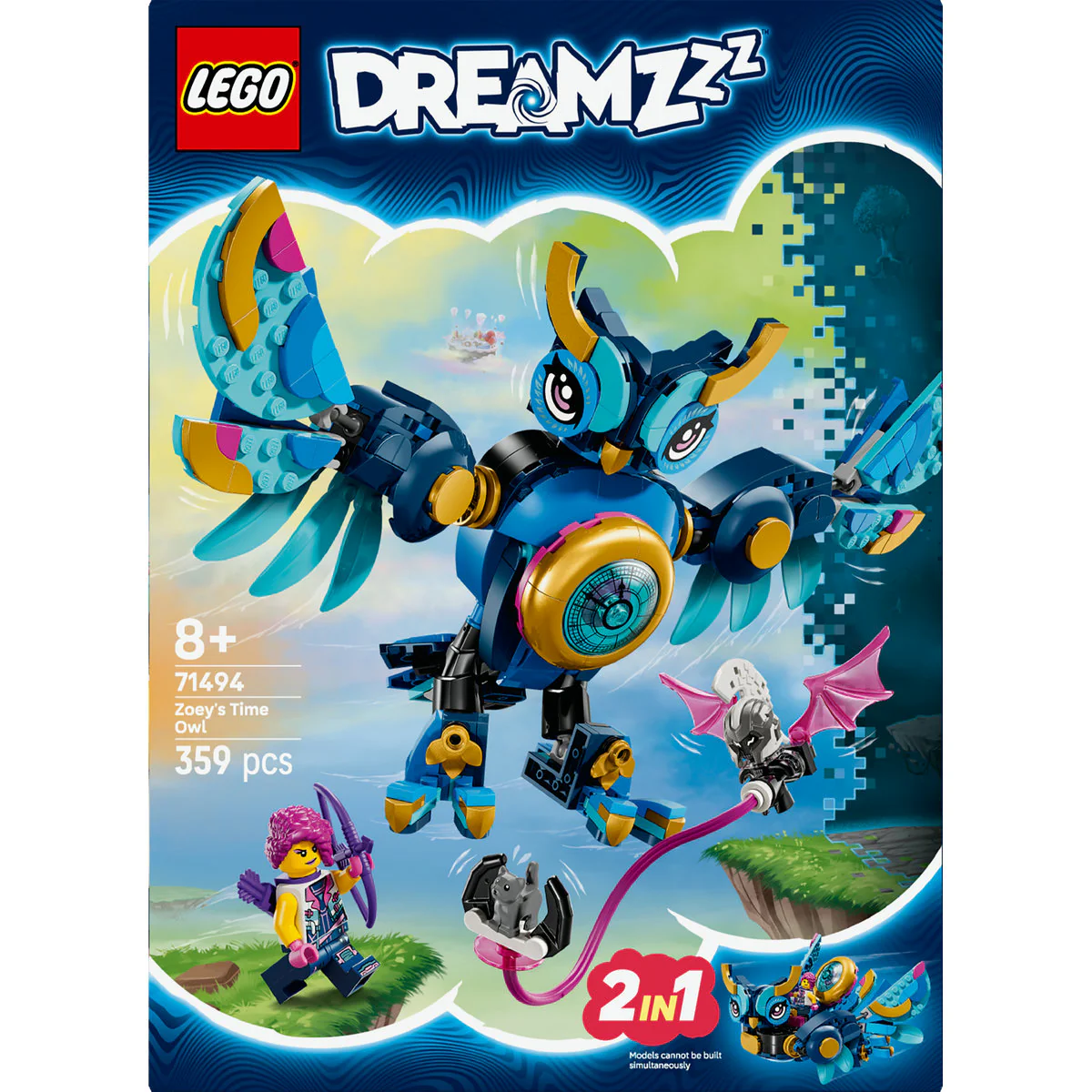 LEGO DREAMZzz Zoey’s Time Owl Toy Fantasy Playset 71494 - Image 2